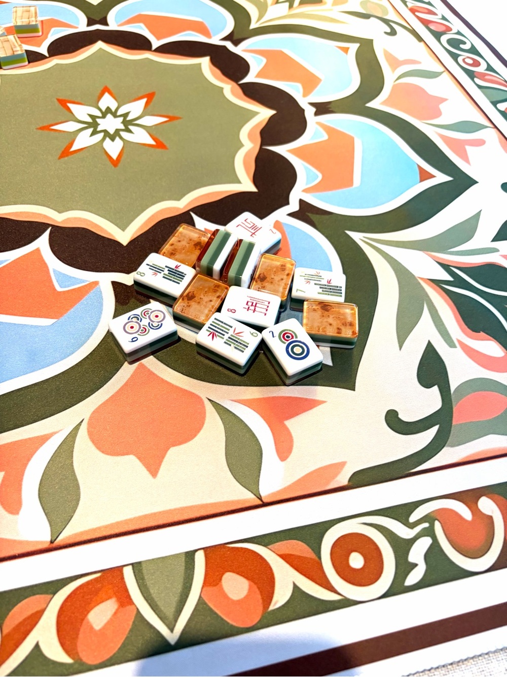 Gorgeous 🀄️ New Neoprene Mahjong Mat - Picture 2 of 6